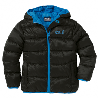 Куртка детская Kids Hooded Icecamp Jacket, 1602891-6000 Jack Wolfskin